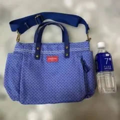 Cath Kidston 花柄ショルダーバッグ ブルー