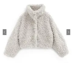 2Wayフードファーコート アイボリー