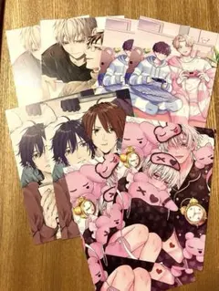 109 非売品　広瀬りさ　ゆぐも雛子　圍介　愛葉もーこ　ポストカード