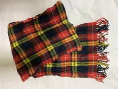 タータンチェック　マフラー
