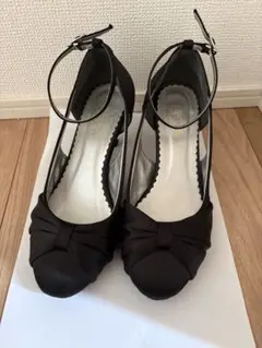 【Mサイズ】axes femme アンクルストラップ パンプス ブラックのサムネイル