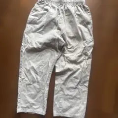 GLAZOS パンツ　140 ベージュ　ロングパンツ　半端丈