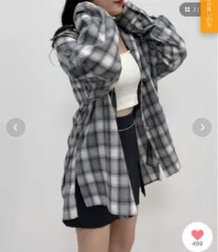 Heather オンブレチェックシャツのサムネイル