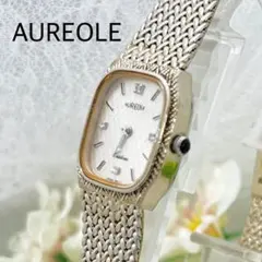 AUREOLE オレオール 4P ドレスウォッチ レディース腕時計 稼働品のサムネイル