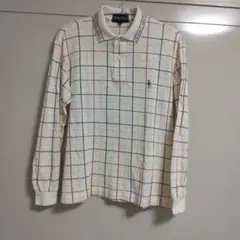 【週末セール】PEARLY GATES チェック柄ポロシャツサイズ1