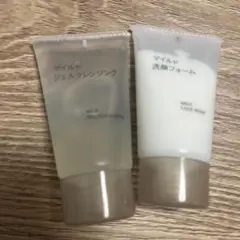 無印良品 マイルドジェルクレンジング 洗顔フォーム 2本セット 各30gのサムネイル