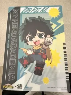 【くら寿司】僕のヒーローアカデミア 緑谷出久 クリアファイル