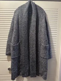 ZARA ニットコート カーディガン風　グレー系