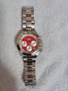 ENRICO COVERI クロノグラフ腕時計 レッド