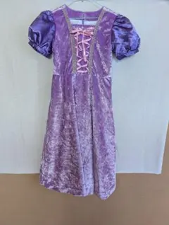 キッズ用 クラッシュベロアドレス ラプンツェル風
