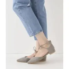 定価8,800円◇Le Talonリボンセパレートフラットシューズ　23㎝のサムネイル