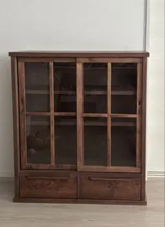 Belle Maison あたらしくて懐かしい　水屋箪笥風引戸キャビネットのサムネイル