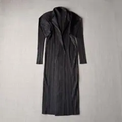 美品 PLEATS PLEASE イッセイミヤケ ロングカーディガン サイズ2のサムネイル