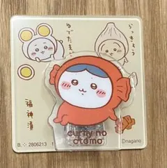 ちいかわ　アクリルシーンクリップ　ビスケット　ハチワレ　福神漬