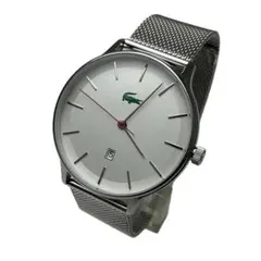 美品 LACOSTE ラコステ アナログ カレンダー 腕時計 シルバーのサムネイル