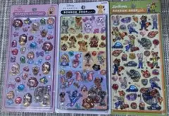 ボンボンドロップシール　ディズニー　3種セット