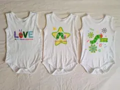 はらぺこあおむし インナーロンパース 3点セット