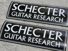 【非売品】SCHECTERシェクター ロゴステッカー2枚セット（ギター・ベース）のサムネイル