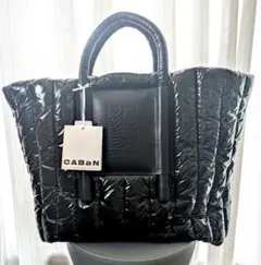 新品】CABaN キルティング ナイロントートバッグ ブラック - メルカリ