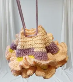 カラフルフリル巾着袋