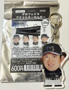 千葉ロッテマリーンズ BSW 佐藤都志也 デカフェイスアクリルキーホルダー