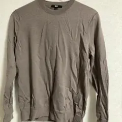 UNIQLO ブラウン 長袖ニットセーター L