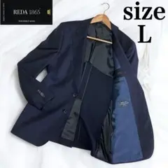 極美品 Rücken Bacchar テーラードジャケット REDA ネイビー