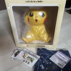 ピカチュウ フィギュア ステッカー　トートバッグセット