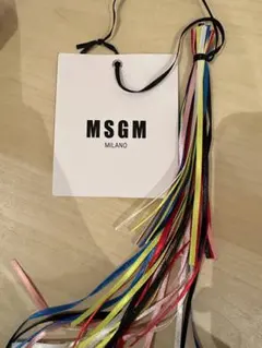 MSGM マルチカラー リボン