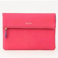 【超美品】Paul Smith クラッチ　ショルダーバッグ レザー　ピンク