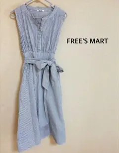 FREE'S MART ストライプ柄ノースリーブワンピース