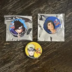 ナツコミ 2009 NARUTO 非売品 缶バッジ 3種セット