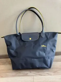 ロンシャン　プリアージュクラブ　ガンメタル　L　美品　マザーズバッグ　トート