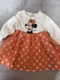 フタフタ futafuta ミニーちゃん 水玉 ワンピース 80cm