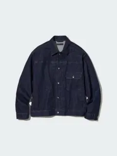 美品 ユニクロ デニムジャケット 1st ファースト ブルー M