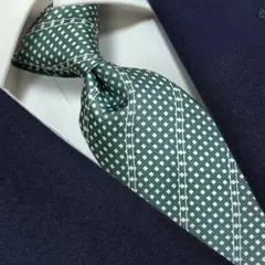 最上級　美品　ZELE PARIS　ネクタイ　グレー　ネイビー　ストライプ TIE YOUR TIE - 最上級 美品 ZELE PARIS ネクタイ グレー ネイビー