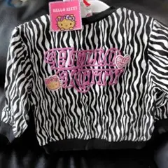 Hello Kitty ゼブラ♡90サイズ　新品