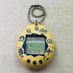 初代 新種発見!! たまごっち 白×青柄 BANDAI バンダイ