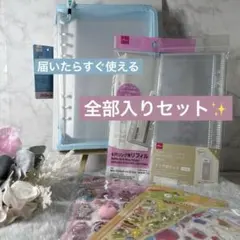 【限定完売✨】シナモロール 6穴バインダー リフィル シール 豪華全部入りセット