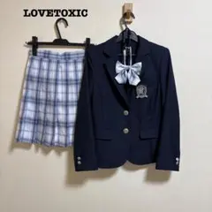 極美品 ラブトキシック 卒服 セットアップ ジャケット スカート リボン 150