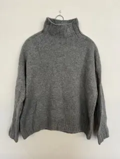 ISLAND TIDES アイランドタイド ウールニットセーター 34 グレー