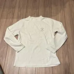 ピンクラテ　ホワイト長袖カットソー M/150