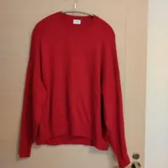 アーバンリサーチドアーズ　クルーネックニット 長袖　赤