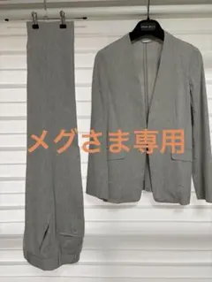 UNITED ARROWS パンツスーツ上下 グレー サイズ36のサムネイル