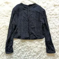 ES&Co LOLO ウールン商会 シースルーボーダー ジャケット 9