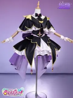 名探偵プリキュア！森亜るるか cos衣装M ウィッグ 靴子23.5cm 道具杖