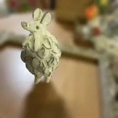 あちゃちゅむ うさぎ ネックレス ヴィンテージ ジャンク うさぎかお 