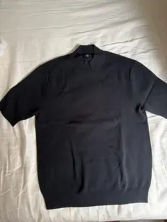 PLST 半袖モックネックニット XL ブラック 試着のみのサムネイル