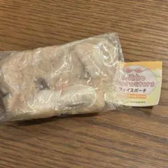 mikko characters　フェイスポーチ　巾着　ぬいぐるみ　ラテ