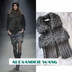 アレキサンダーワン ALEXANDER WANG ニット ベスト グレー S